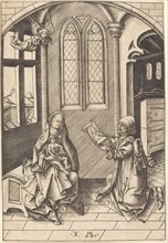 Saint Luke Drawing a Portrait of the Virgin, c. 1475.