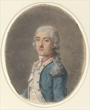 Portrait of a Man in a Military Uniform, 18th century.