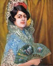 Dama con abanico (Lady With a Fan). Private Collection.