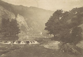 Entrance to Dove Dale, Derbyshire, 1880s, printed 1888.