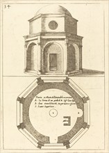 Plan and Elevation of the Church of the Ascension, 1619.
