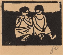 Two Girls in Chemises (Deux fillettes en chemise), 1893.