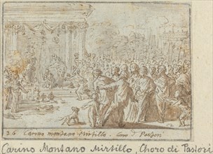 Chorus of Shepherds: Carino, Montano and Mirtillo, 1640.