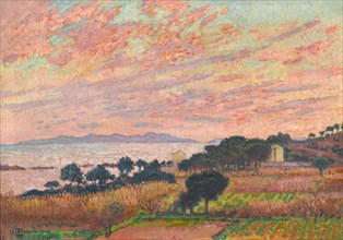 The bay at sunset (Saint Clair), 1916. Private Collection.