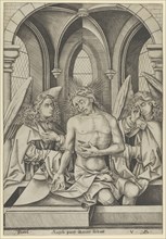 Christ as the Man of Sorrows Between Two Angels, ca. 1500.
