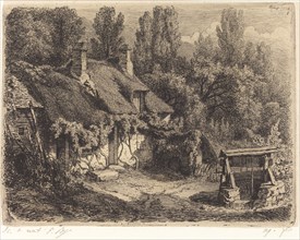 La chaumière au puits (Cottage with Well), published 1849.