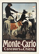 Monte Carlo, Concours de Chiens, 1900s. Private Collection.