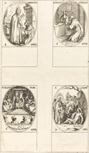 St. Ambrose; St. Vincent Ferrer; St. Celestin; St. Lazarus.