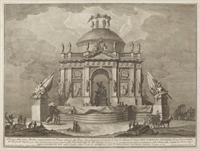 A Temple Dedicated to Peace, for the "Chinea" Festival, 1773.