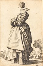 Noble Woman in Profile with her Hands in a Muff, c. 1620/1623.