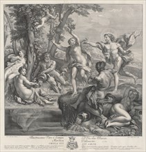 Omnia Vincit Amor [Apollo and Daphne], 1728. Creator: Robert van Audenaerde.