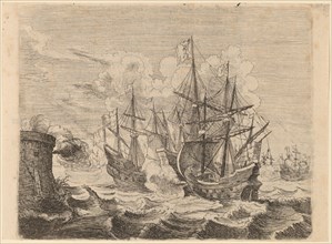 Heemskerck's Victory Over the Spanish Fleet at Gibraltar, 1634.