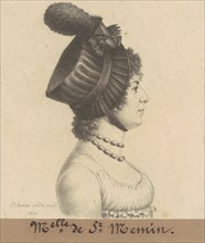 Étiennette-Charlotte-Adélaïde Févret de Saint-Mémin, 1799-1800.