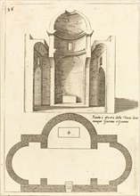 Plan and Elevation of the Church of Saints James and John, 1619.