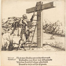 Christ Ascending the Cross with Sin, Death, and the Devil, 1547.