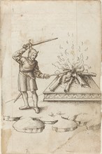 Do Not Poke the Fire with a Sword [fol. 20 recto], c. 1512/1515.
