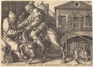 The Good Samaritan Paying for the Lodgings of the Traveler, 1554.