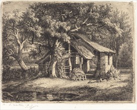 La chaumière au poirier (Cottage with Pear Tree), published 1849.