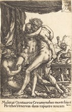 Hercules Preventing the Centaurs from the Rape of Hippodamia, 1550.
