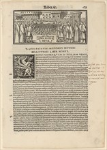 Page from Livius Historiabum Libri, 1520. Attributed to Zoan Andrea.