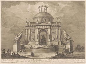 The Prima Macchina for the Chinea of 1773: The Temple of Peace, 1773.