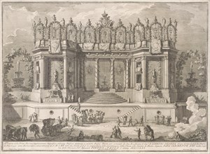 The Prima Macchina for the Chinea of 1761: The Salubrious Baths, 1761.