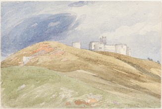 Castle on a Hill, first half 19th century. Attributed to James Bulwer.