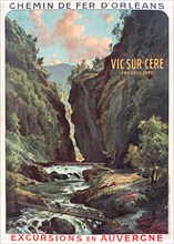 Chemin de fer d'Orléans. Vic-sur-Cère, c. 1900-1910. Private Collection.