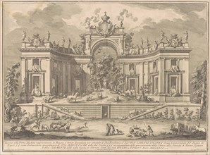 The Prima Macchina for the Chinea of 1766: The Palace of Orpheus, 1766.