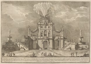 A Royal Hunt Casino in the Countryside, for the "Chinea" Festival, 1755.
