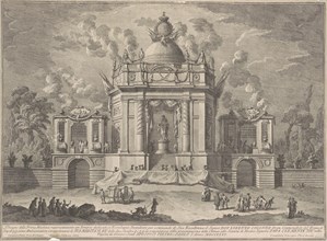 The Prima Macchina for the Chinea of 1771: The Temple of Asclepius, 1771.