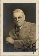 Portrait of the poet William Butler Yeats (1865-1939). Private Collection.