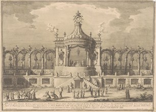 The Seconda Macchina for the Chinea of 1760: A Chinoiserie Pavilion, 1760.