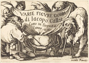 Frontispiece for "Varie Figure Gobbi" (Various Hunchback Figures), c. 1622.
