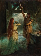 Valkyrie (1st Act): Sieglinde and her brother Siegmund . Private Collection.