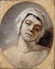 Marat assassiné, ca 1794. Found in the collection of Musée Carnavalet, Paris.