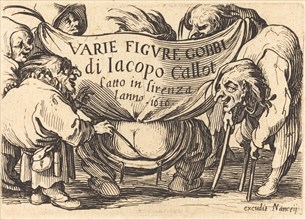 Frontispiece for "Varie Figure Gobbi" ("Various Hunchback Figures"), c. 1622.