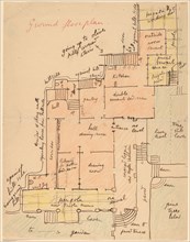 Ground Floor Plan for Torre Quatro Venti, c. 1905. [Tower of the Four Winds].