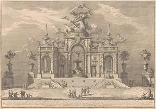 The Prima Macchina for the Chinea of 1754: The Palace of Venus in Cyprus, 1754.