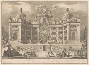 The Seconda Macchina for the Chinea of 1766: A Theater for Athletic Games, 1766.