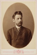 Portrait of the poet Innokenty Annensky (1856-1909), c. 1890. Private Collection.