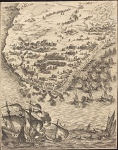 The Siege of La Rochelle [plate 10 of 16; set comprises 1952.8.97-112], 1628/1631.
