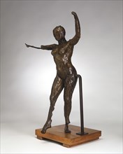 Dancer Moving Forward, Arms Raised, Right Leg Forward, c. 1882-1895/cast 1919-1932.