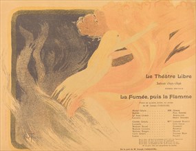 Le Théâtre Libre: La Fumée, puis la Flamme, 1895. [Théâtre Libre: Smoke, then Fire].