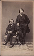 Johannes Brahms (1833-1897) and Josef Joachim (1831-1907) , 1867. Private Collection.