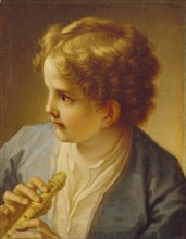 Boy with a Flute, ca 1720. Found in the collection of State Hermitage, St. Petersburg.