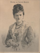 Writer Wanda von Sacher-Masoch, née Angelika Aurora Rümelin, 1879. Private Collection.