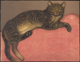 Winter: Cat on a Cushion (L'hiver: Chat sur un coussin), late 19th-early 20th century.