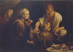 Isaac Blessing Jacob, 1640s. Found in the collection of State Hermitage, St. Petersburg.