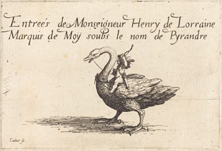 Entry of Monseigneur Henry de Lorraine, Marquis de Moy, under the Name of Pirandre, 1627.